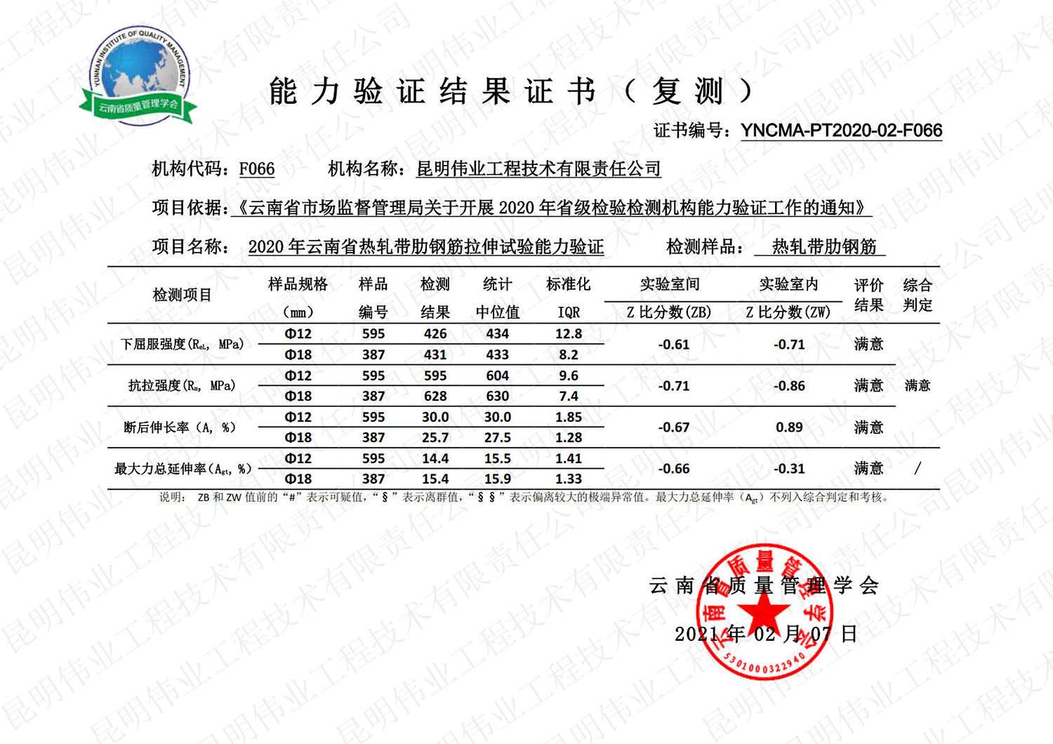 熱軋帶肋鋼筋拉伸試驗?zāi)芰︱炞C(檢測總公司)